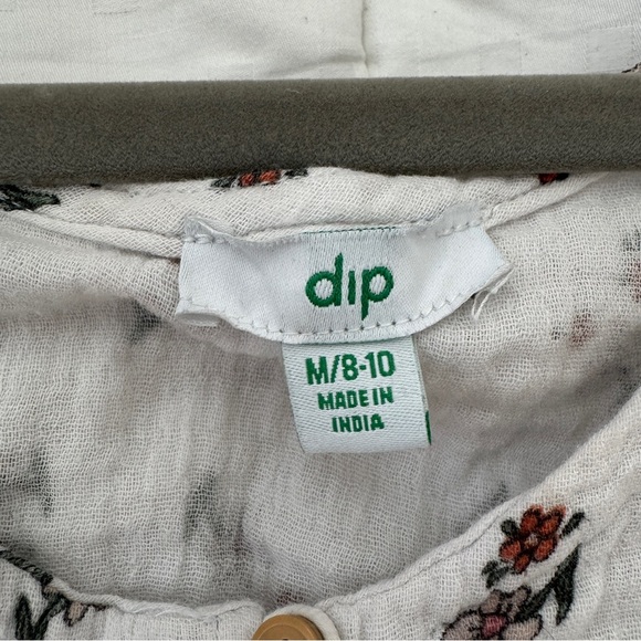 Dip Floral Dress with Button Detail 100% cotton - Picture 6 of 7